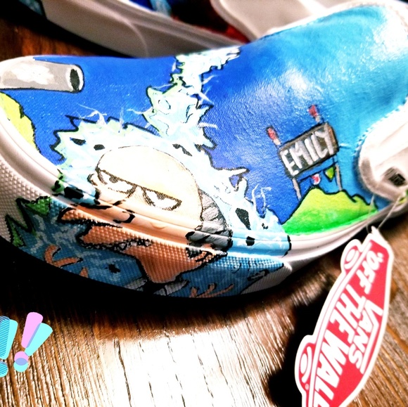 custom vans simpsons